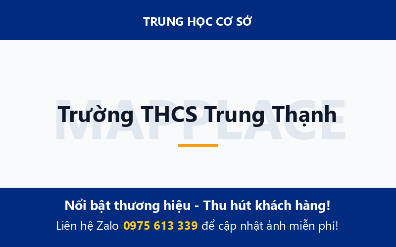 Trường THCS Trung Thạnh