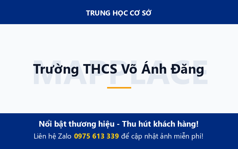 Trường THCS Võ Ánh Đăng