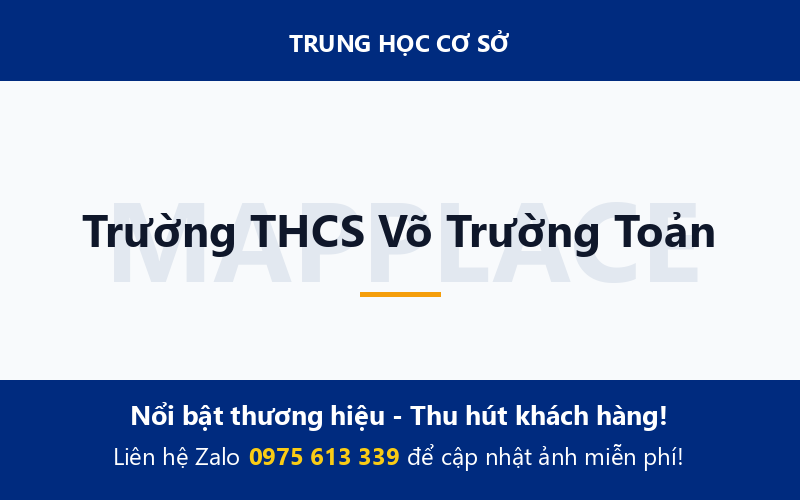Trường THCS Võ Trường Toản