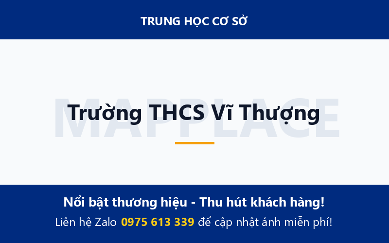 Trường THCS Vĩ Thượng
