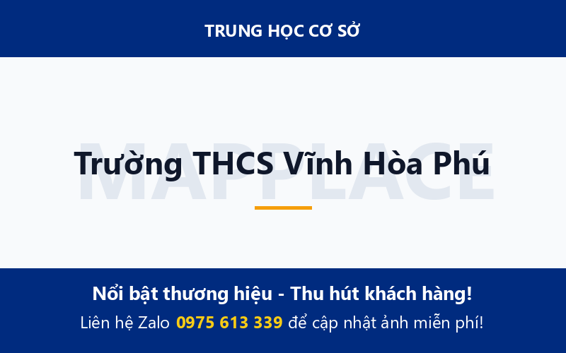 Trường THCS Vĩnh Hòa Phú
