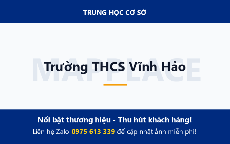 Trường THCS Vĩnh Hảo