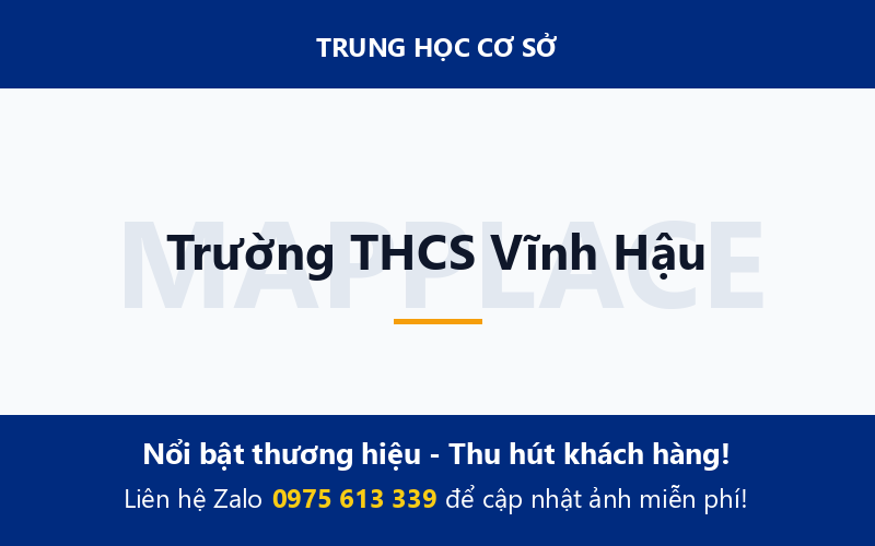 Trường THCS Vĩnh Hậu