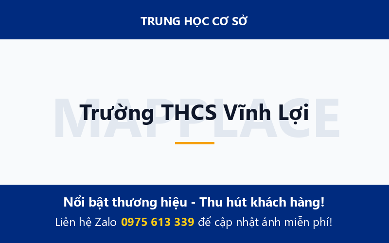 Trường THCS Vĩnh Lợi