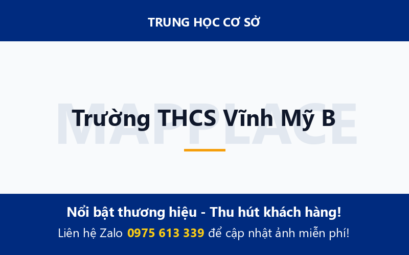 Trường THCS Vĩnh Mỹ B