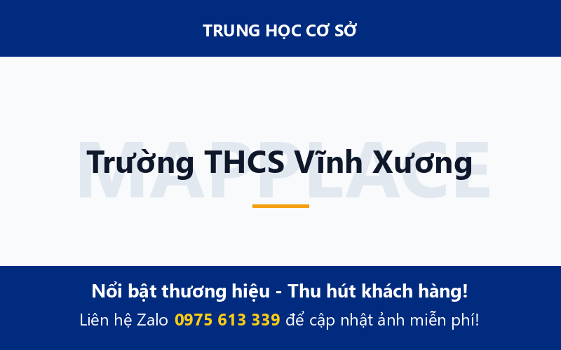 Trường THCS Vĩnh Xương