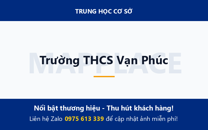 Trường THCS Vạn Phúc