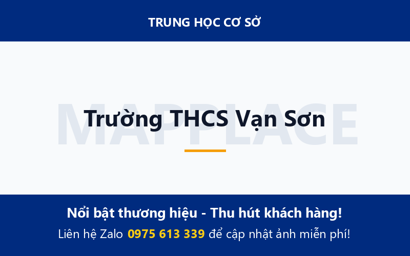 Trường THCS Vạn Sơn