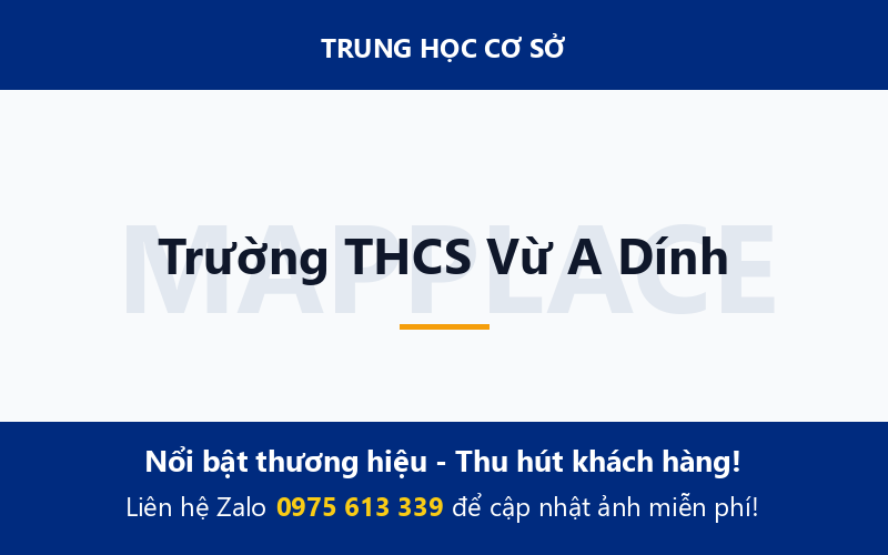 Trường THCS Vừ A Dính