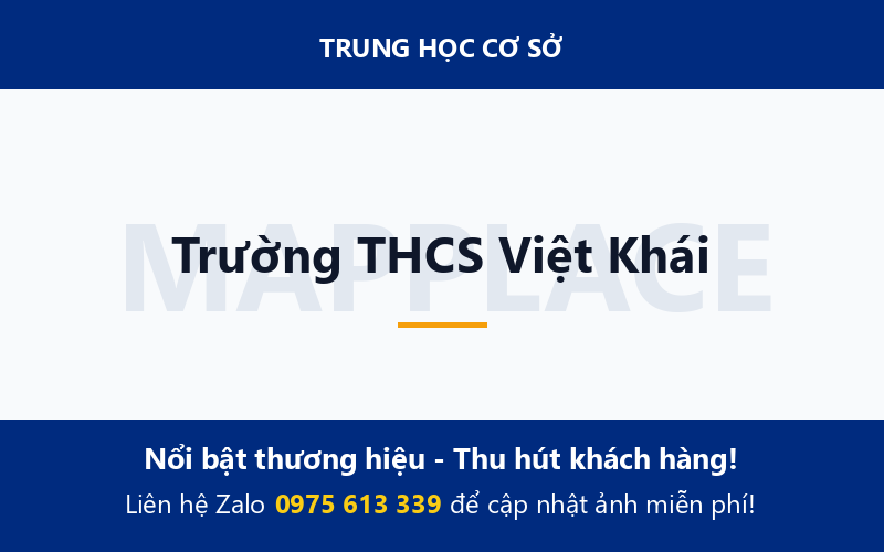 Trường THCS Việt Khái