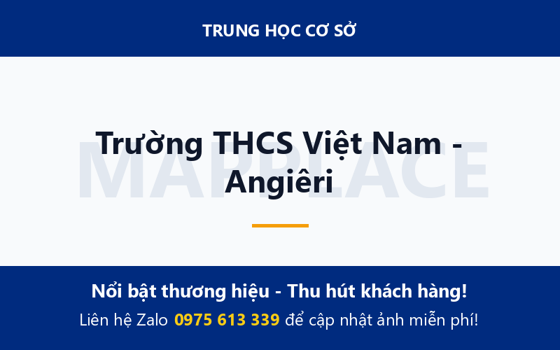 Trường THCS Việt Nam - Angiêri