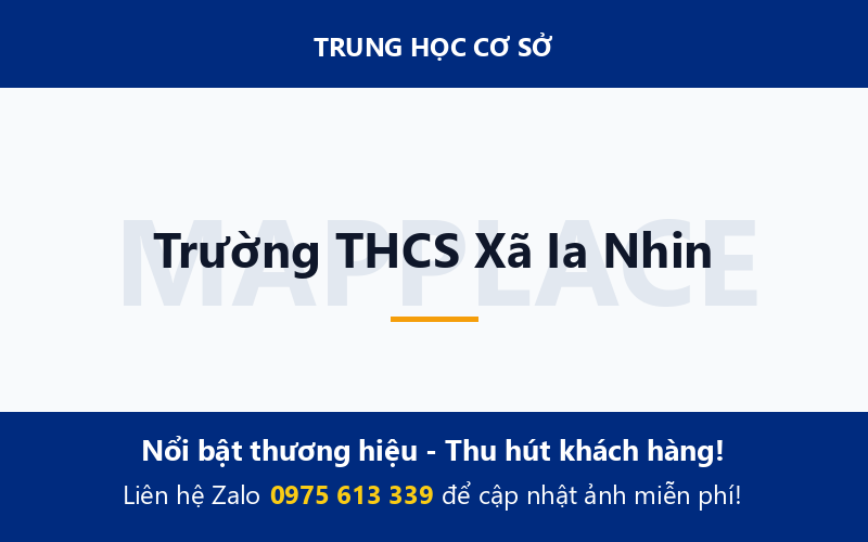 Trường THCS Xã Ia Nhin