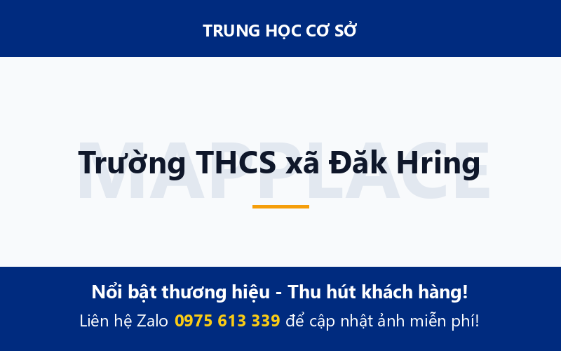 Trường THCS xã Đăk Hring