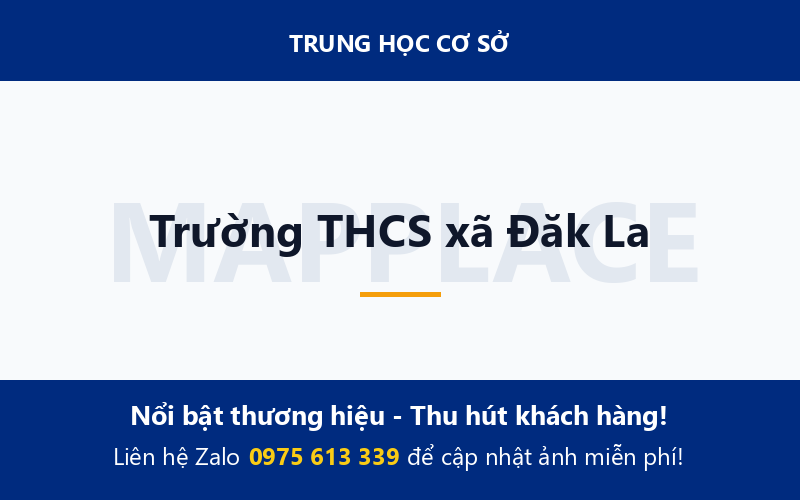 Trường THCS xã Đăk La