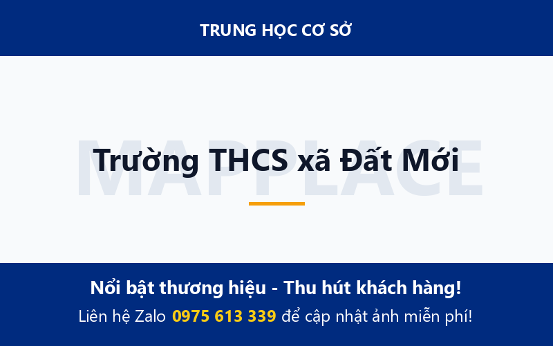 Trường THCS xã Đất Mới