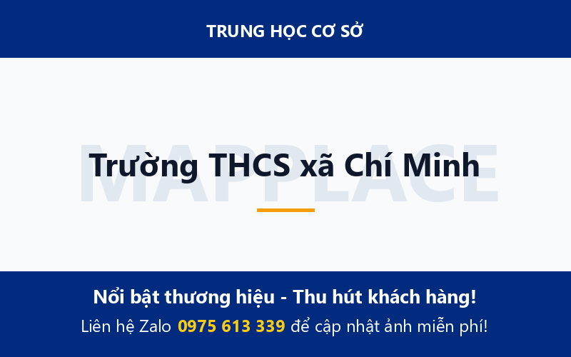 Trường THCS xã Chí Minh