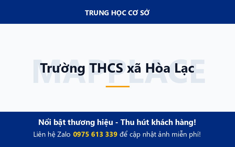 Trường THCS xã Hòa Lạc