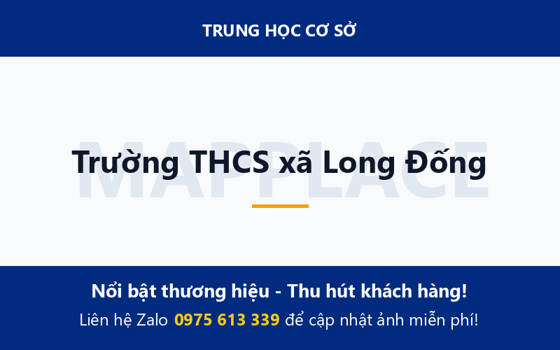 Trường THCS xã Long Đống