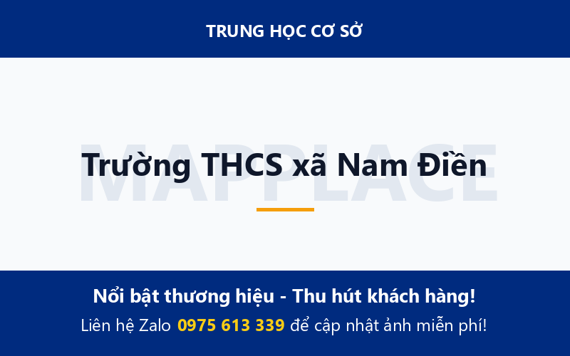 Trường THCS xã Nam Điền