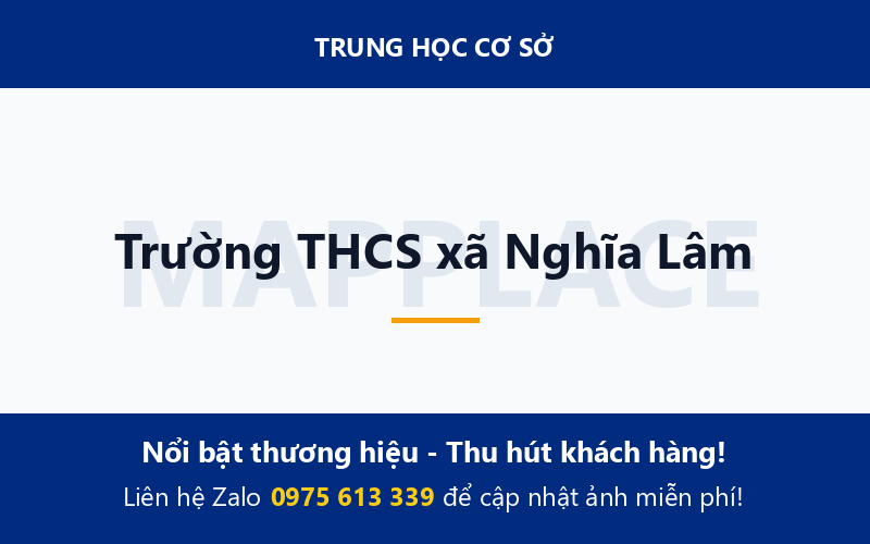 Trường THCS xã Nghĩa Lâm