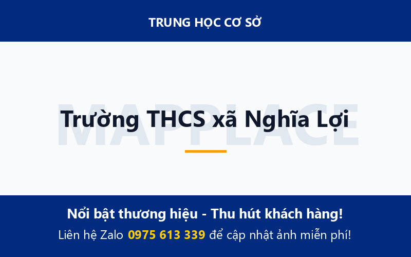 Trường THCS xã Nghĩa Lợi