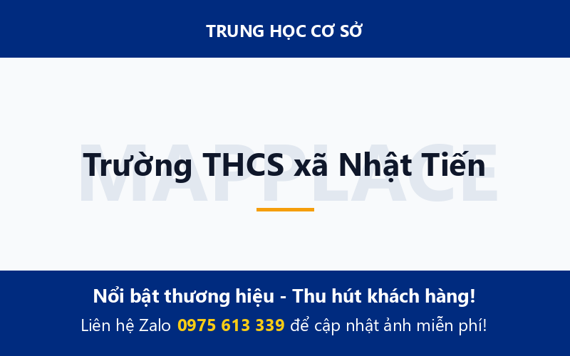 Trường THCS xã Nhật Tiến