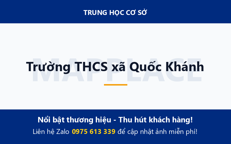 Trường THCS xã Quốc Khánh