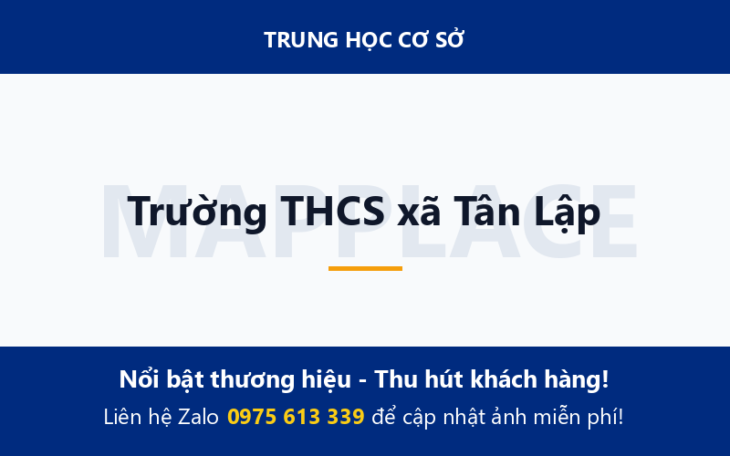 Trường THCS xã Tân Lập