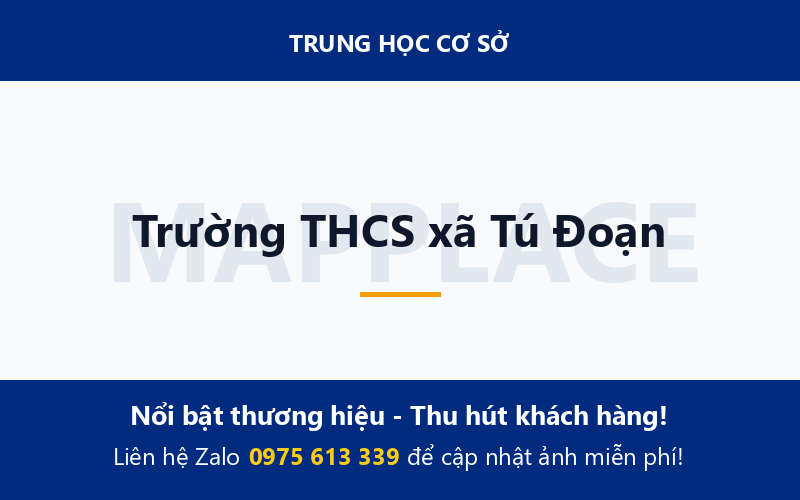 Trường THCS xã Tú Đoạn