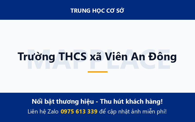 Trường THCS xã Viên An Đông