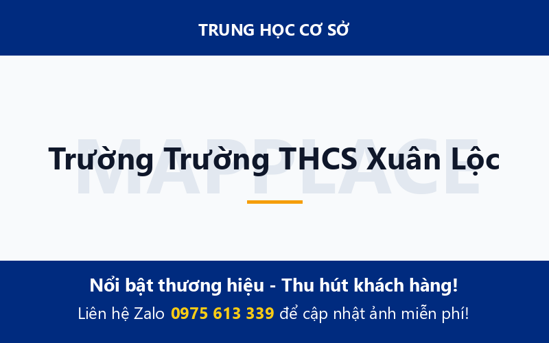 Trường Trường THCS Xuân Lộc