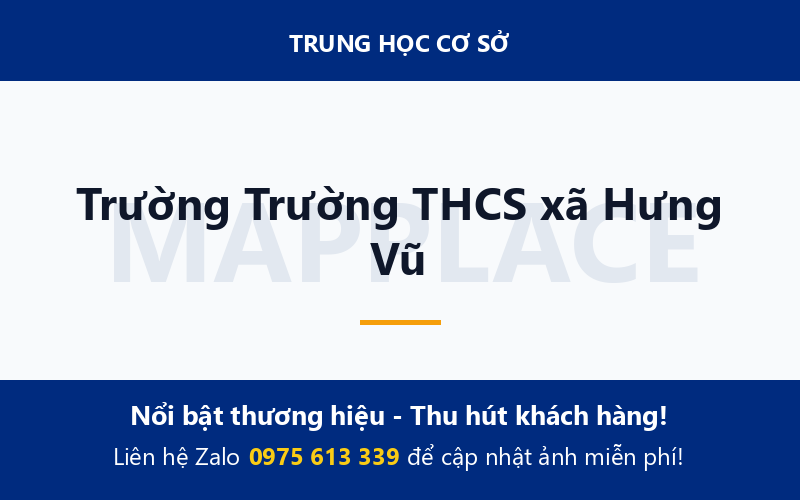 Trường Trường THCS xã Hưng Vũ