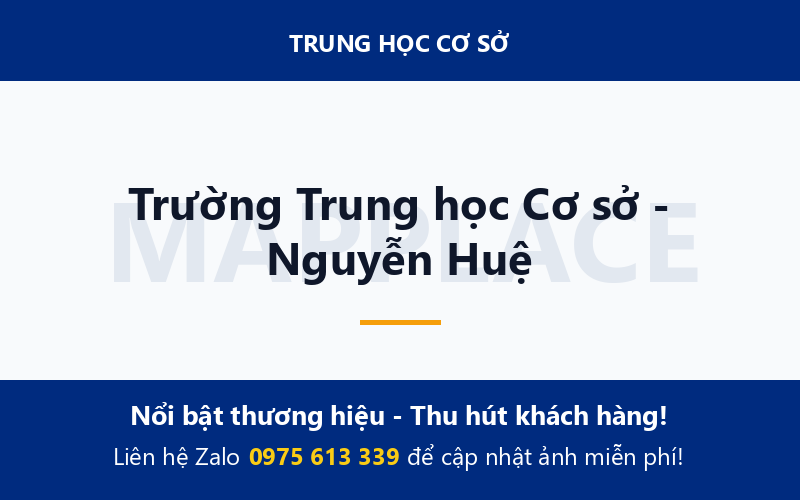 Trường Trung học Cơ sở - Nguyễn Huệ