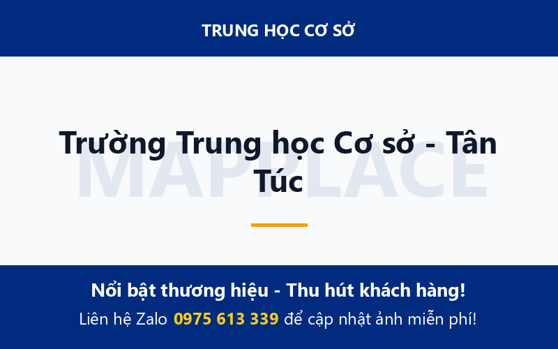 Trường Trung học Cơ sở - Tân Túc