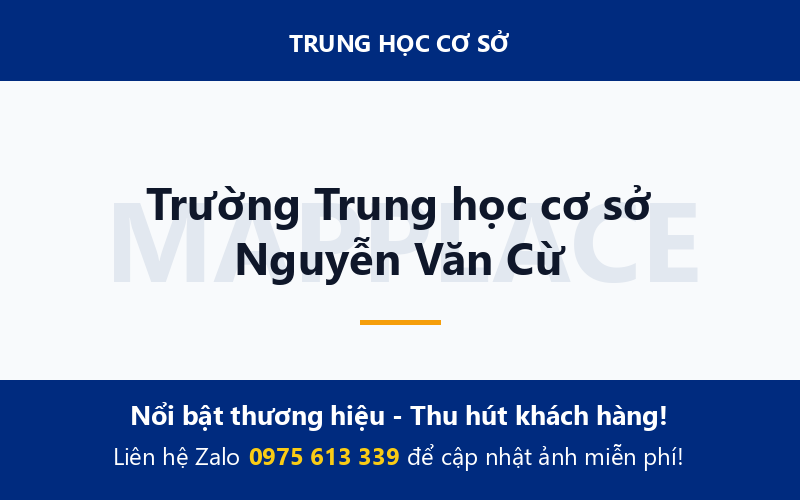 Trường Trung học cơ sở Nguyễn Văn Cừ