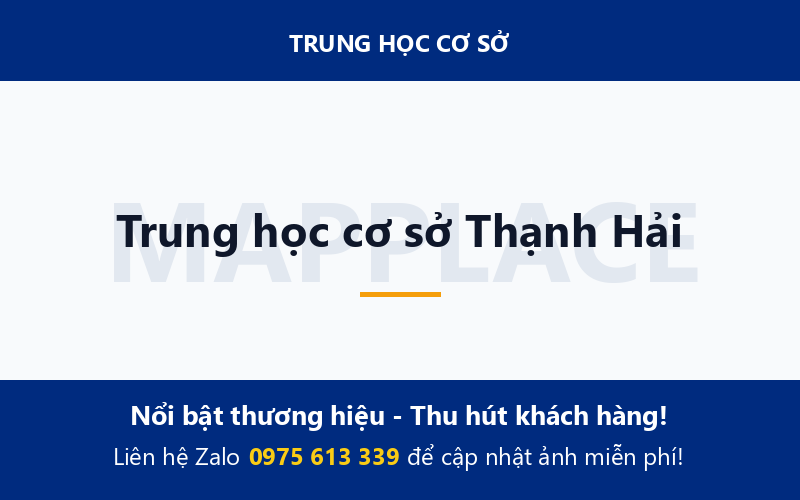 Trung học cơ sở Thạnh Hải
