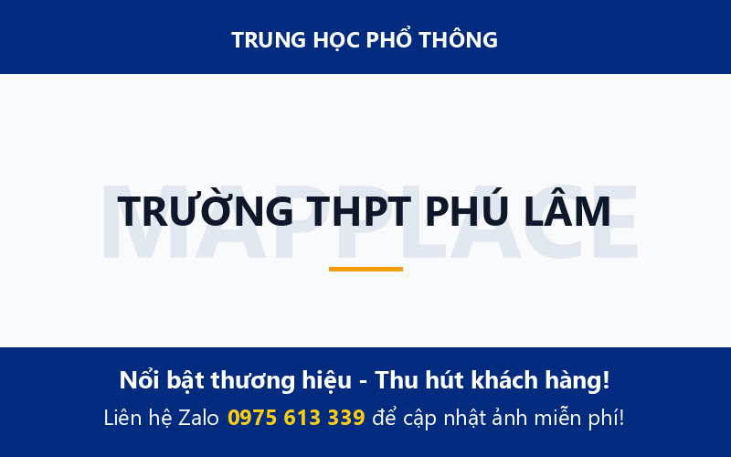 TRƯỜNG THPT PHÚ LÂM