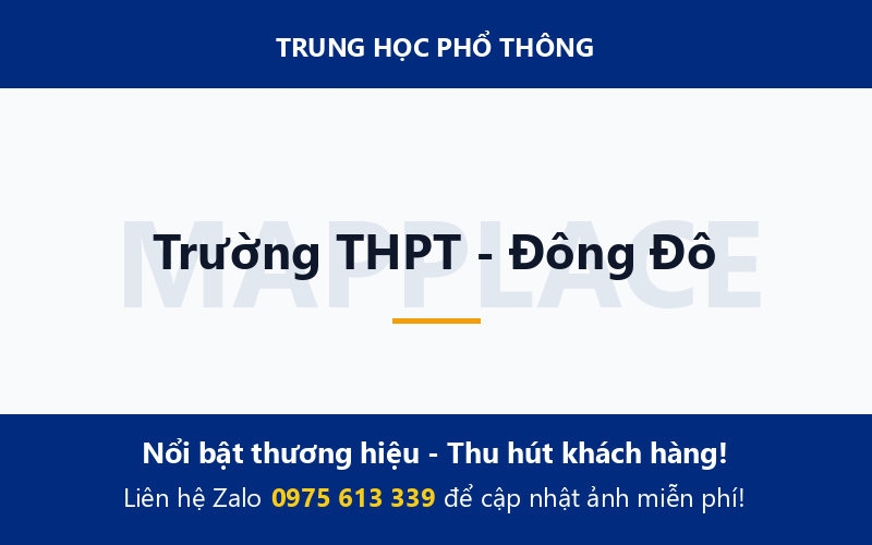 Trường THPT - Đông Đô