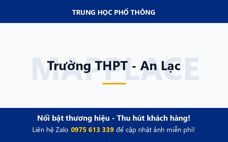 Trường THPT - An Lạc