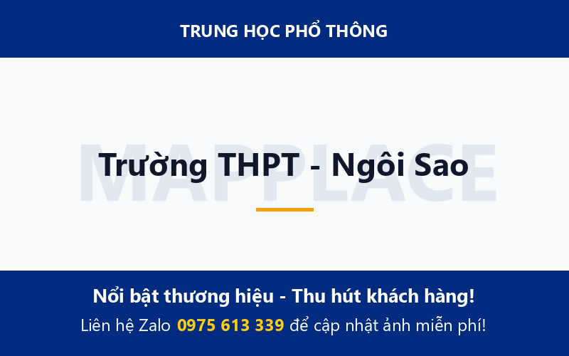 Trường THPT - Ngôi Sao