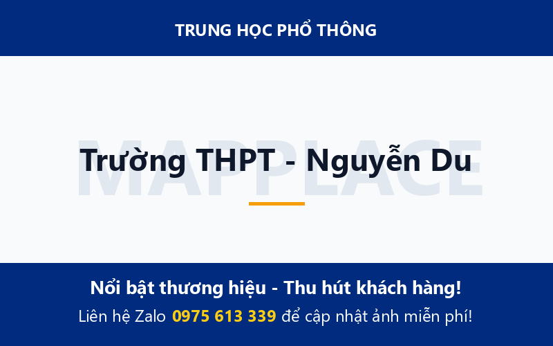 Trường THPT - Nguyễn Du