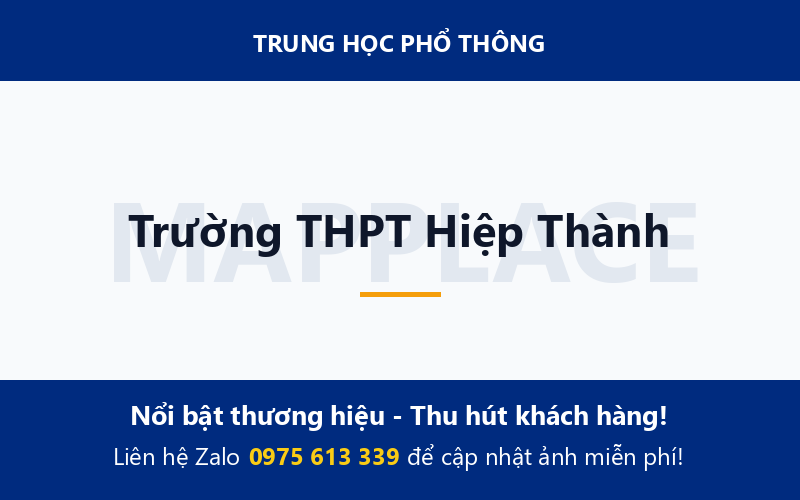 Trường THPT Hiệp Thành