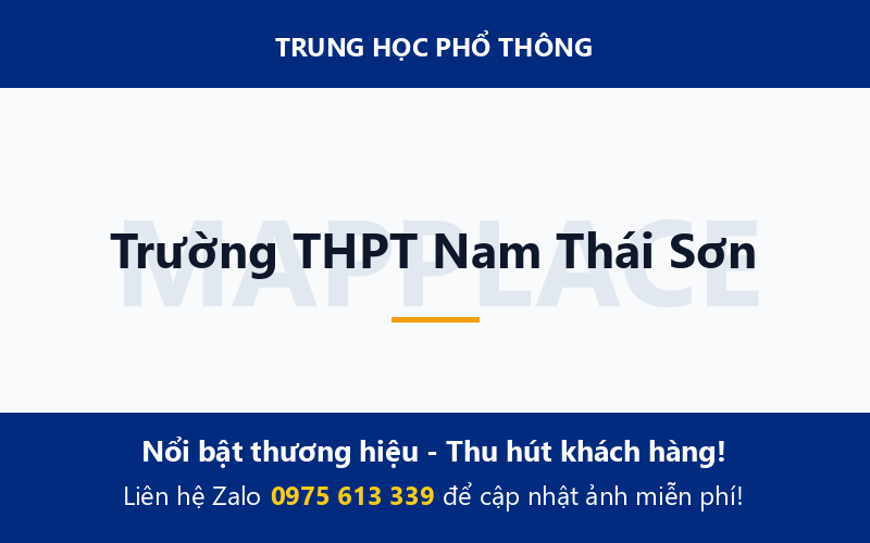 Trường THPT Nam Thái Sơn