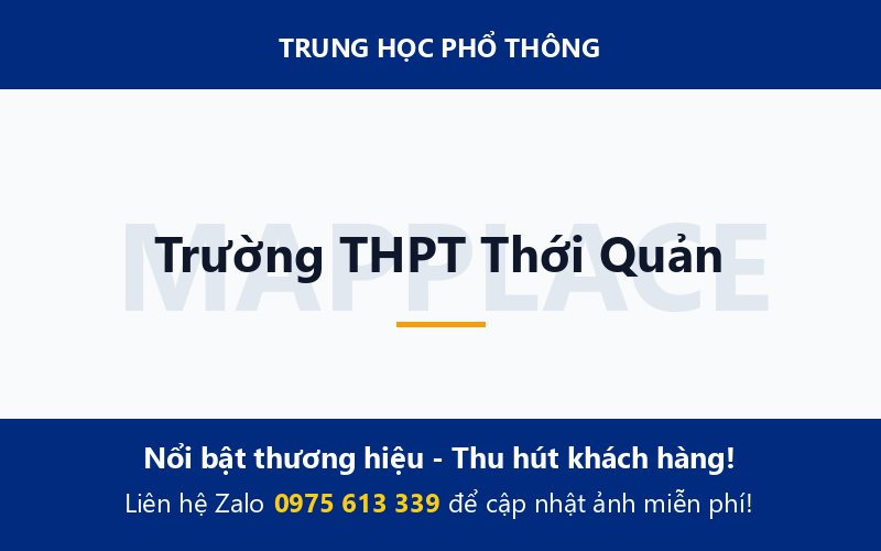 Trường THPT Thới Quản