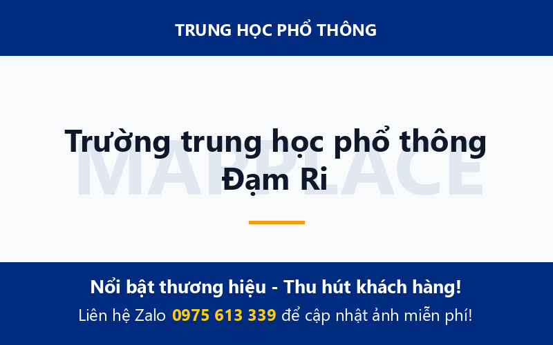 Trường trung học phổ thông Đạm Ri