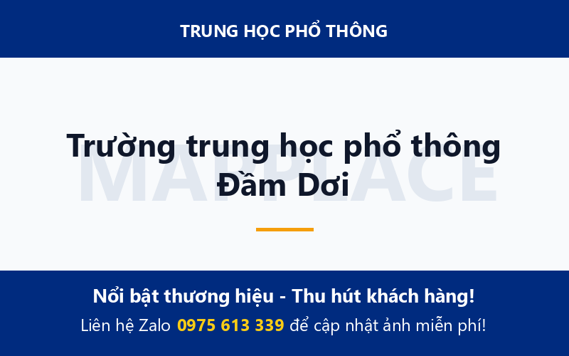Trường trung học phổ thông Đầm Dơi