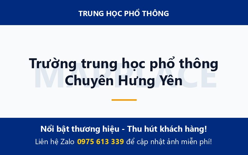 Trường trung học phổ thông Chuyên Hưng Yên