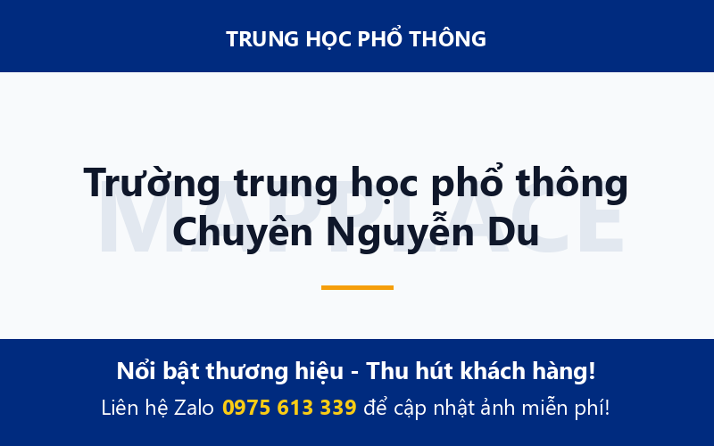 Trường trung học phổ thông Chuyên Nguyễn Du