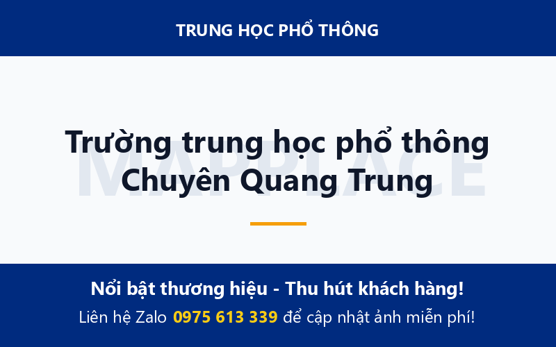 Trường trung học phổ thông Chuyên Quang Trung