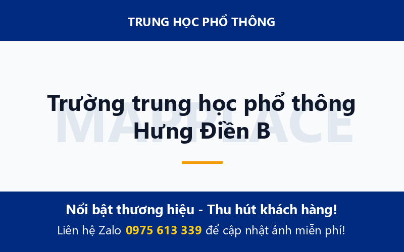 Trường trung học phổ thông Hưng Điền B